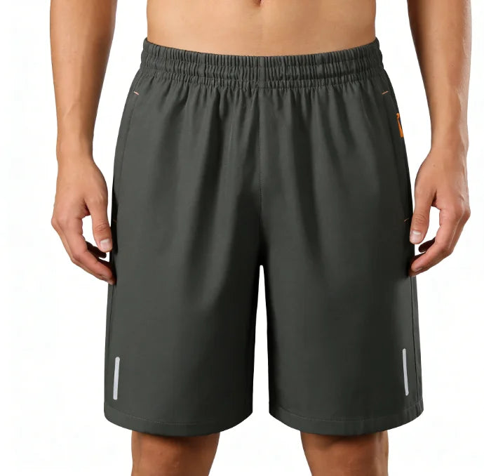 Heren Hardloopshorts – Sneldrogend met Reflecterende Streep en Elastische Taille