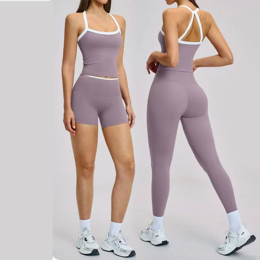 Yoga Trainingspak Dames 2-Delig - Hoge Taille