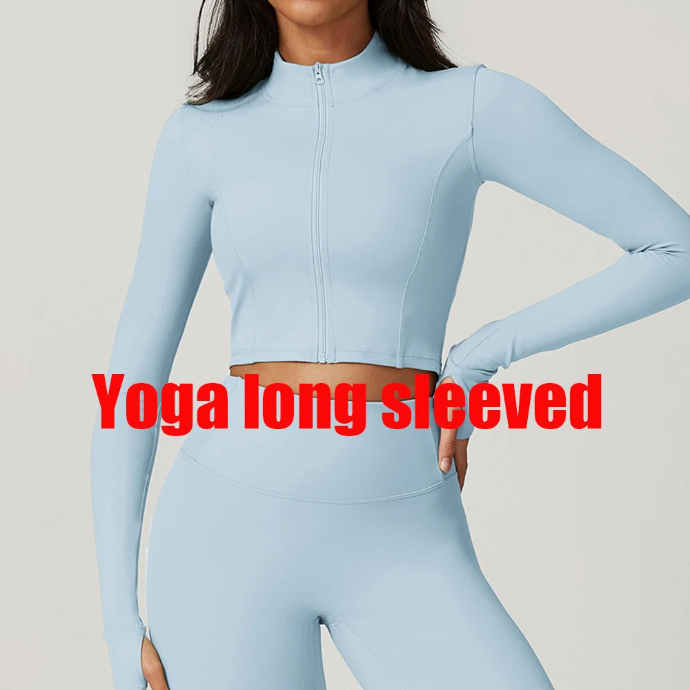 Yogaleven Slim Fit Jack – Lange Mouw Rits