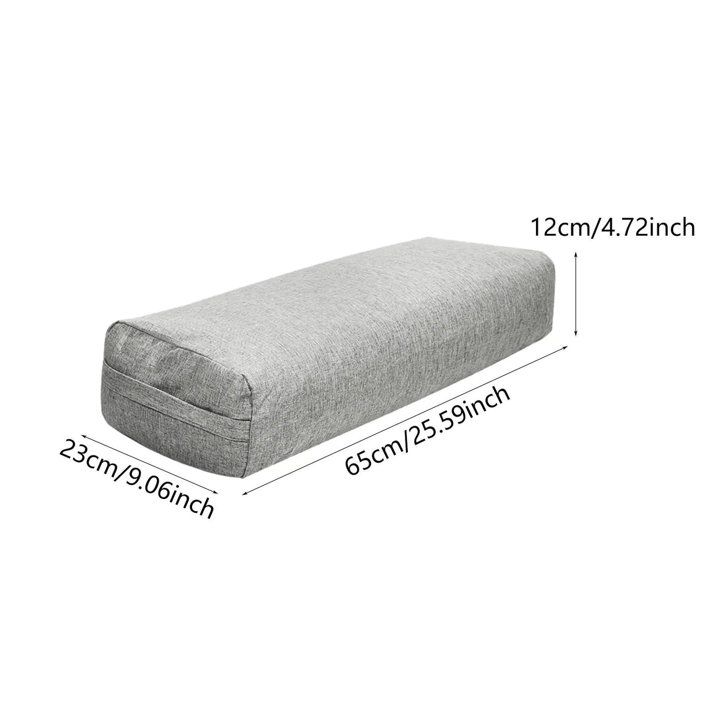 Yoga Bolster Kussen - Rechthoekig met Draaghandvat