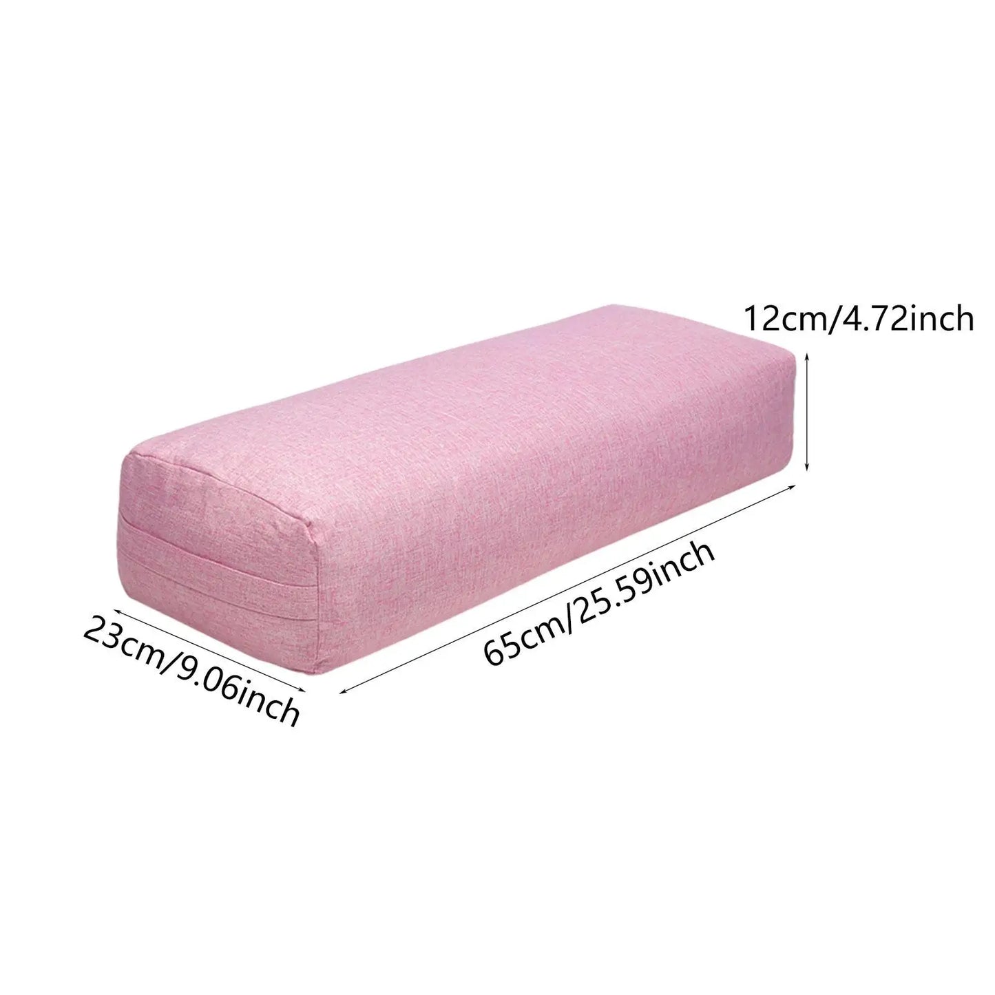 Yoga Bolster Kussen - Rechthoekig met Draaghandvat