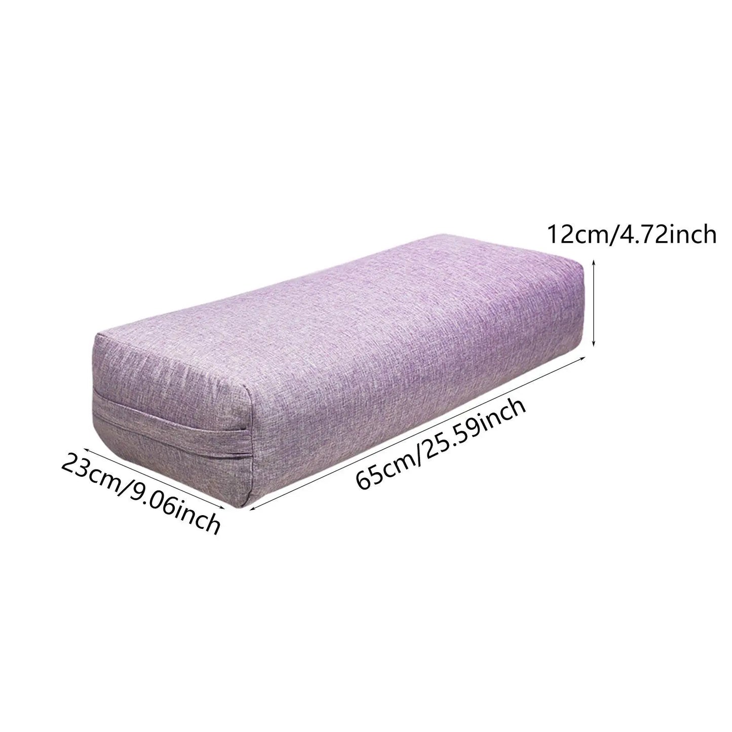 Yoga Bolster Kussen - Rechthoekig met Draaghandvat