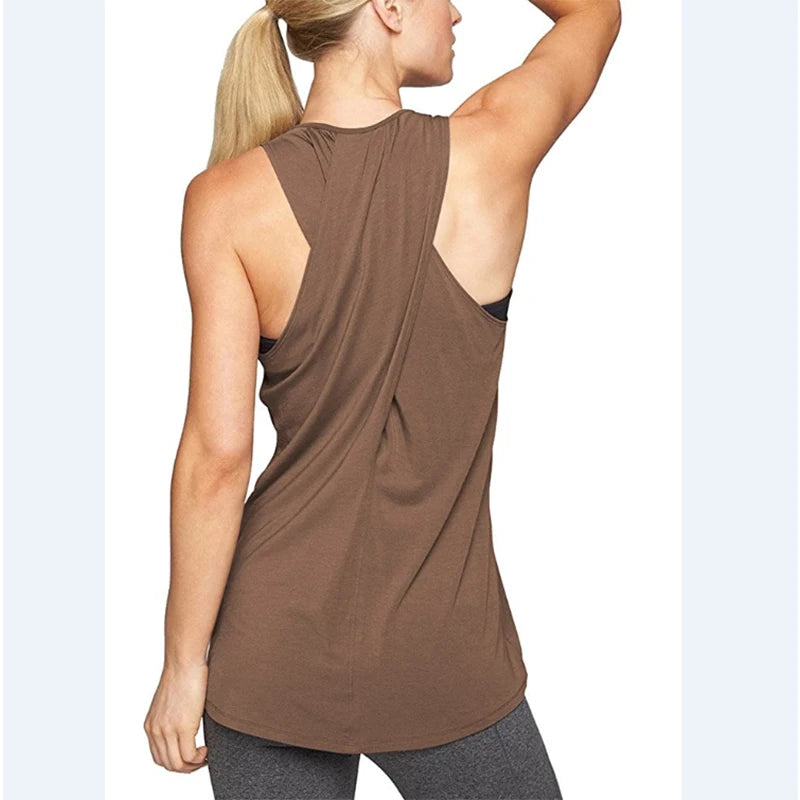 Yoga Shirt Backless - Mouwloos