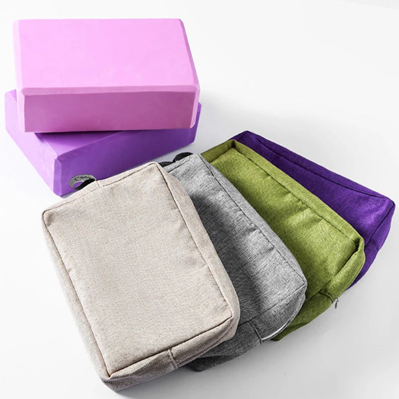 Yoga Blok Set - Met Fitness Riem en Opbergtas