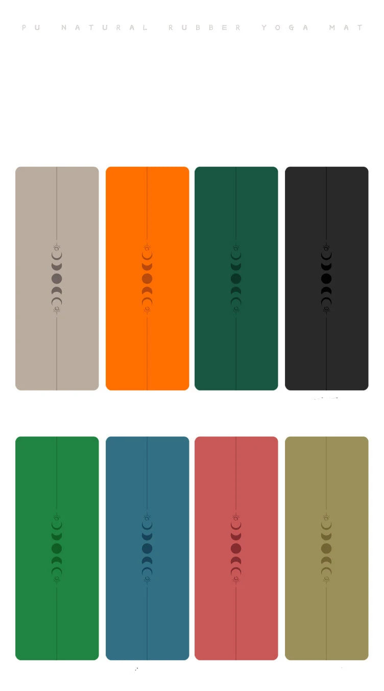 Yogamat Natuurlijk Rubber - Mandala Patroon 183x68x5mm