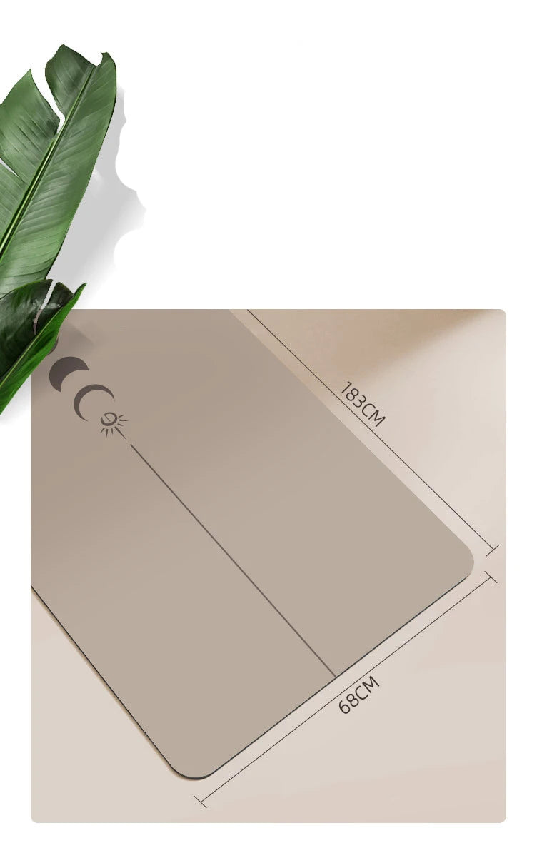 Yogamat Natuurlijk Rubber - Mandala Patroon 183x68x5mm