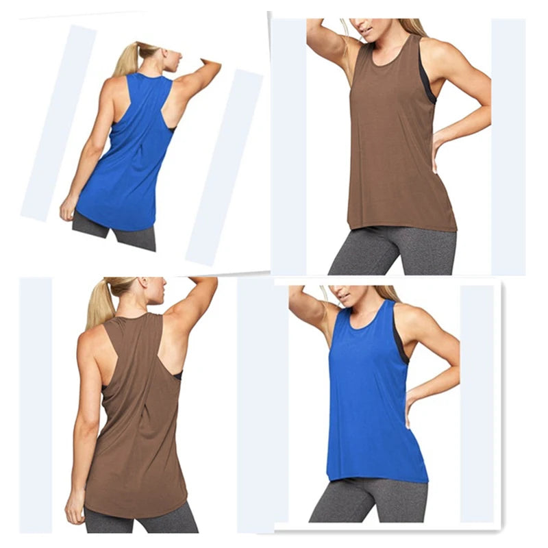 Yoga Shirt Backless - Mouwloos