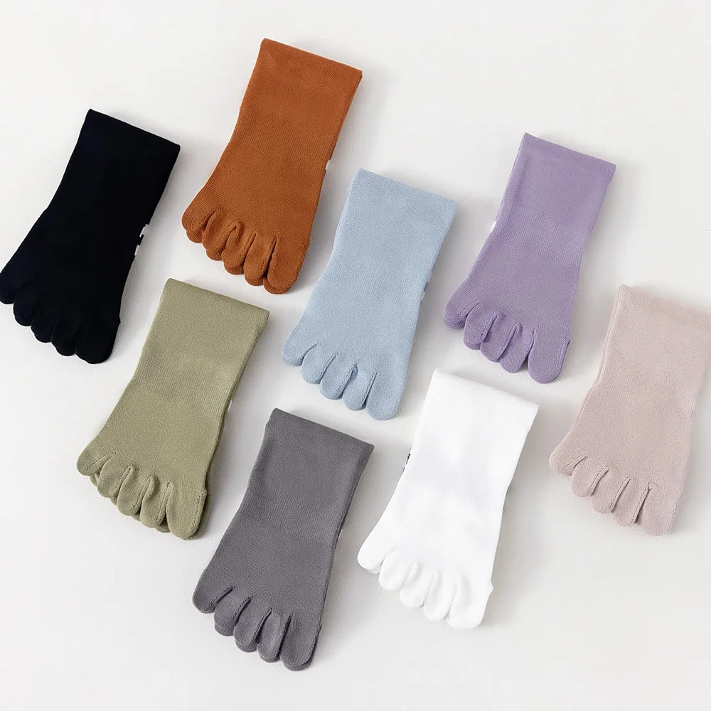 Antislip Teensokken Dames - 5 Paar Yoga & Pilates Sokken
