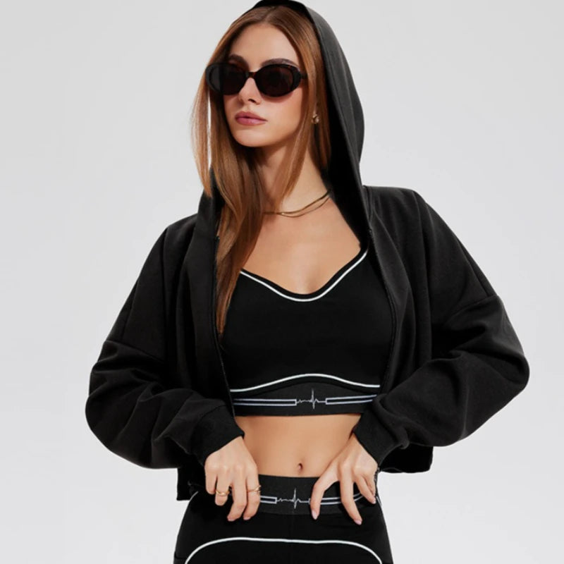 Yogaleven Zip Hoodie – Losse Herfst Jacket