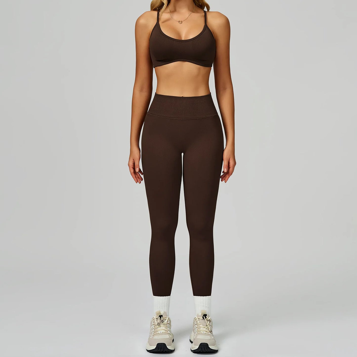 Yogaleven Flow Set – Lange Mouw Crop Top & Legging