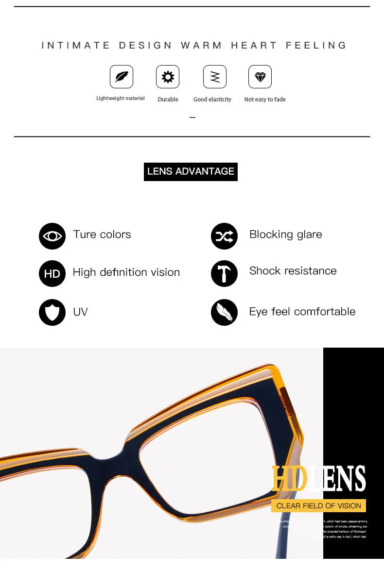 Dames Cat Eye Blauwlichtbril – Anti Blue Light