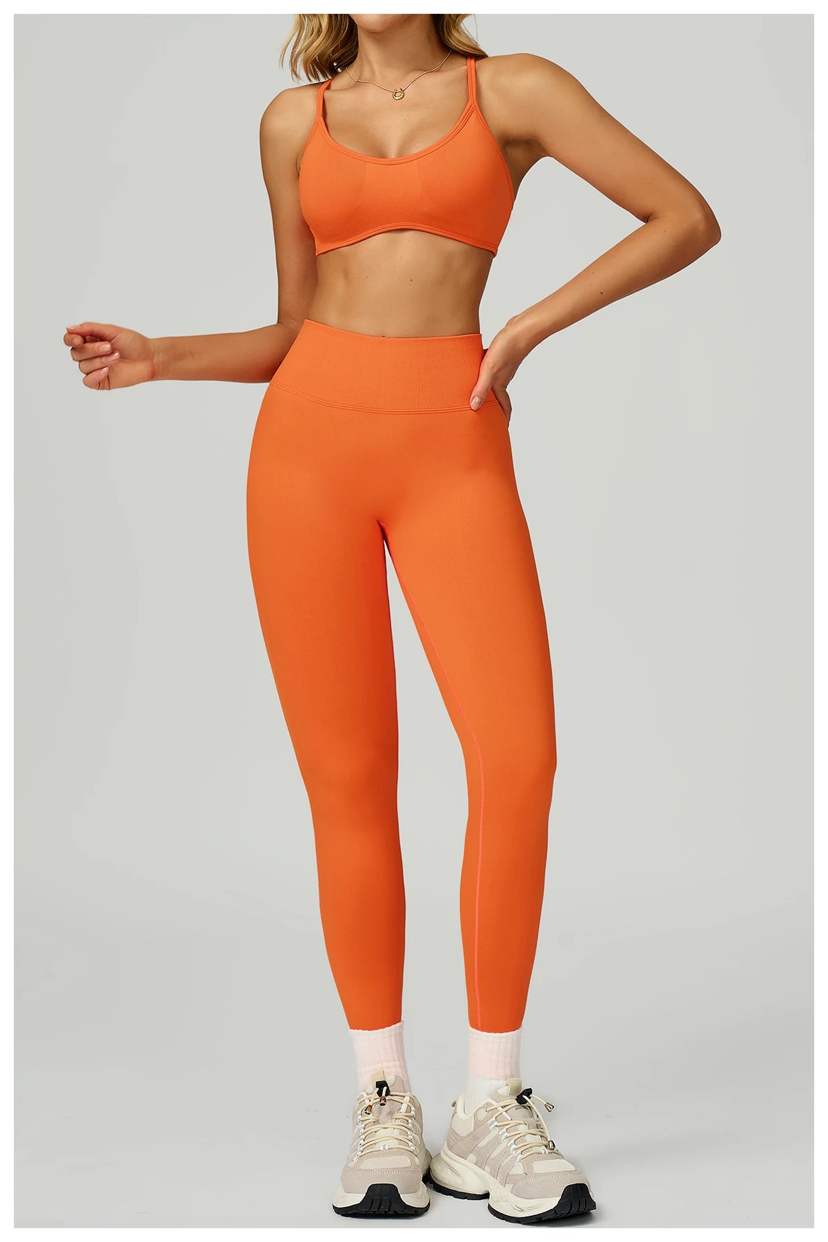 Yogaleven Flow Set – Lange Mouw Crop Top & Legging
