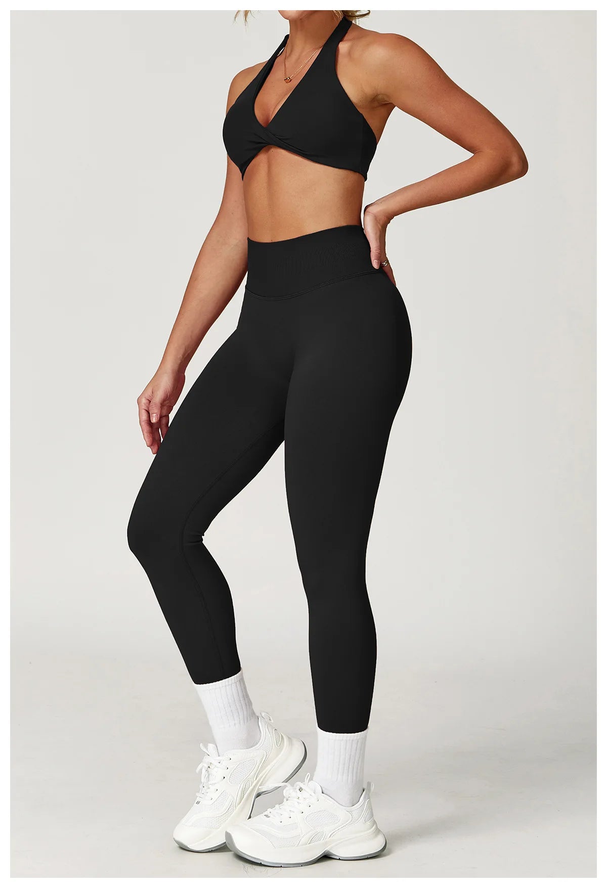 Yogaleven 3-delig Set – Sportjas, BH & Gymlegging