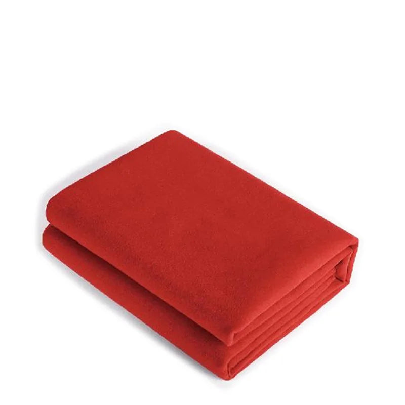 200x150cm Yoga Handdoek Extra Breed & Dik Wollen Deken Yoga Meditatie Deken Opvouwbare Yoga Mat voor Yoga Pilates Fitness Rust Deken