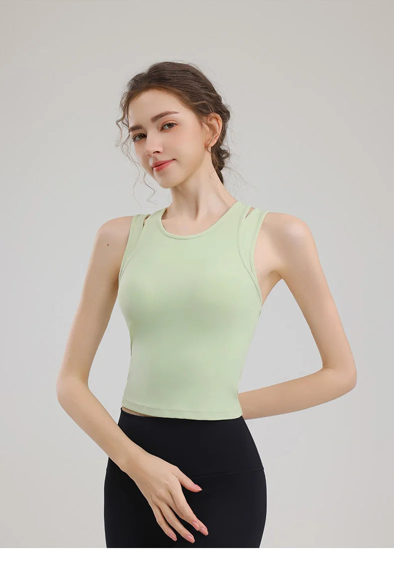 Yoga Tanktop - Gevoerd