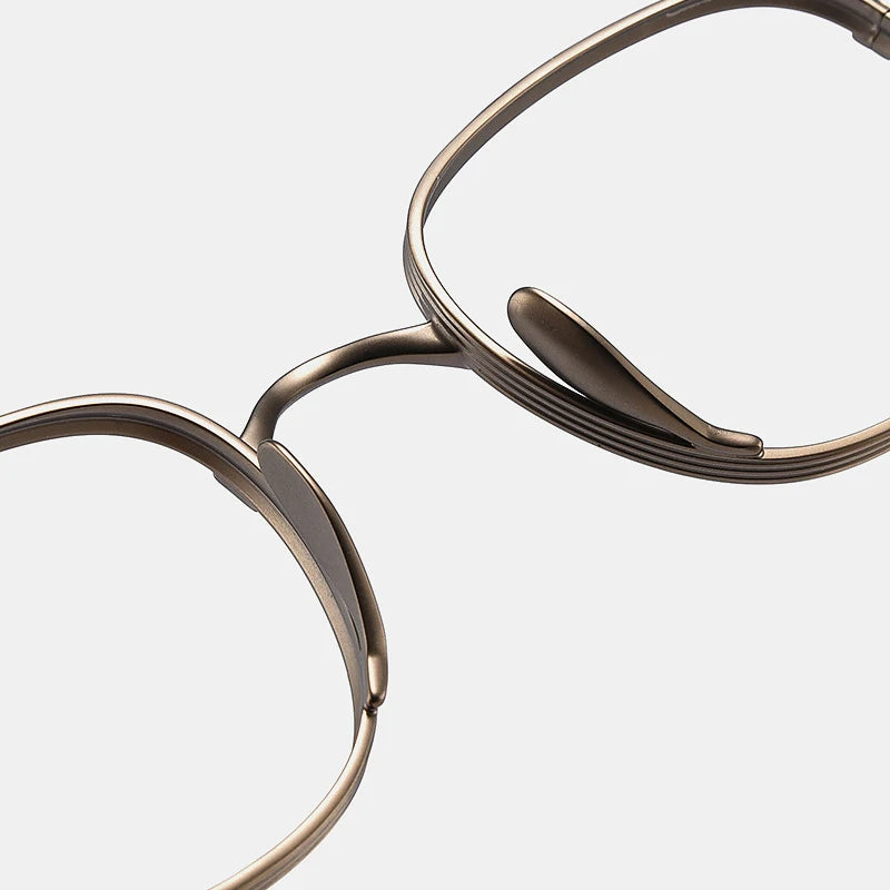 Japanse Titanium Bril – Retro Rechthoekig Montuur Unisex
