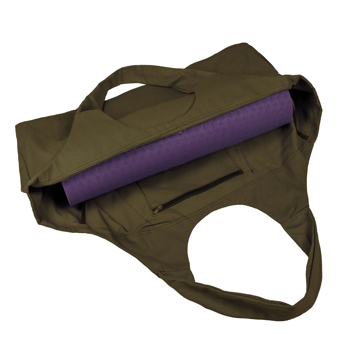 Yogamat Tas Canvas - Oversized Met Zijvak
