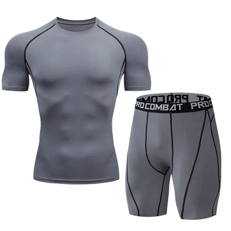 Heren Compressie Sportset (2-delig)