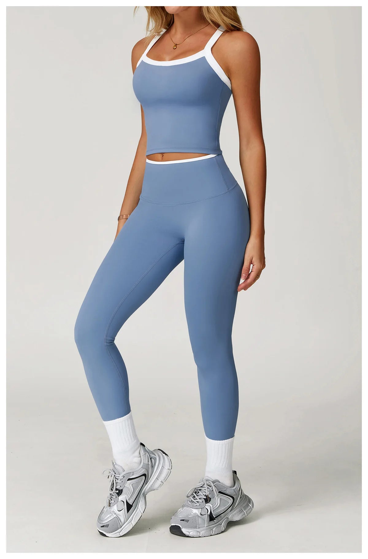 Yoga Trainingspak Dames 2-Delig - Hoge Taille