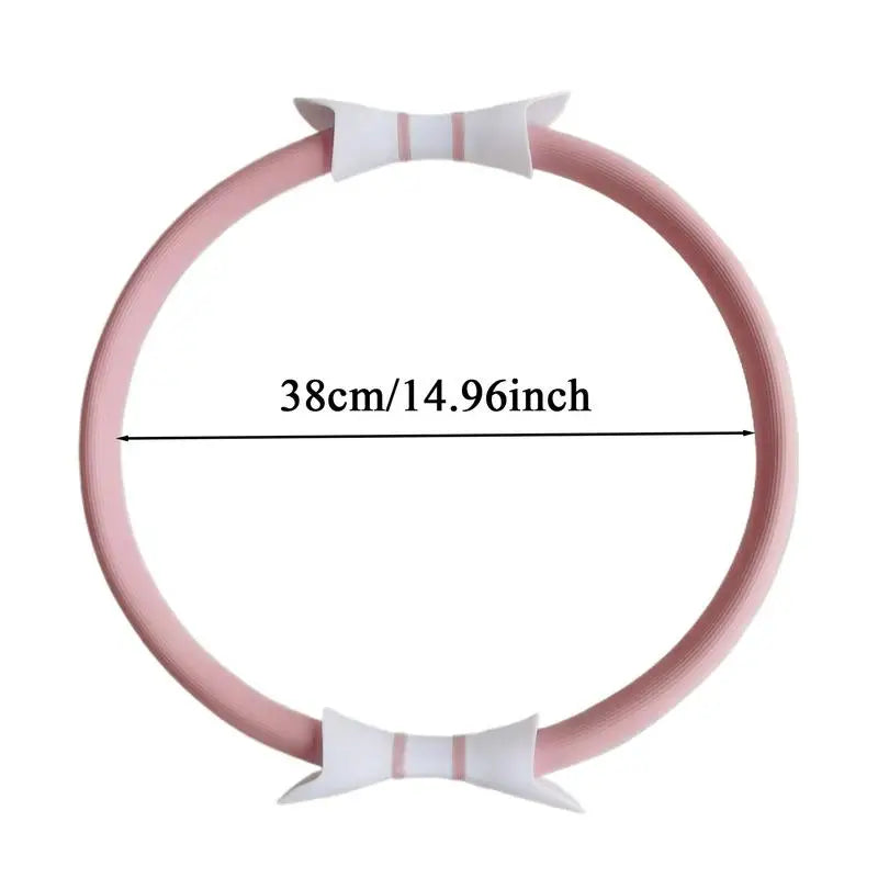 Pilates Ring 38cm - Weerstandsring met Dubbele Grip Antislip