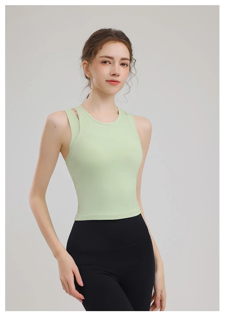 Yoga Tanktop - Gevoerd
