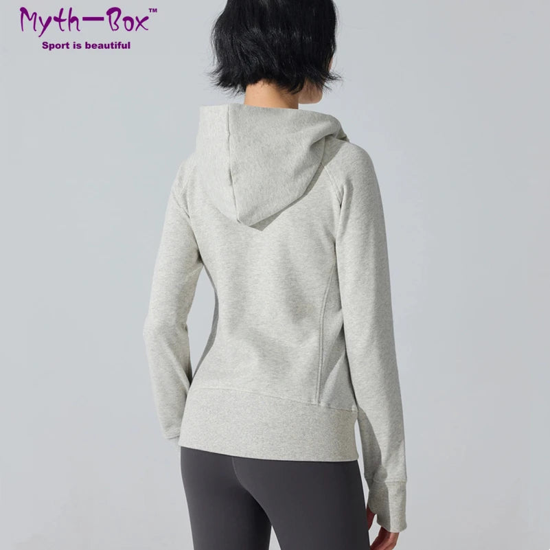 Yogaleven Fleece Hoodie – Slim Fit Winter