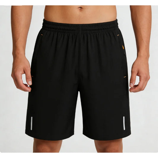 Heren Hardloopshorts – Sneldrogend met Reflecterende Streep en Elastische Taille