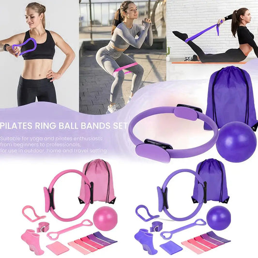 Pilates Ring Set 13-Delig - Complete Home Gym Set voor Krachttraining
