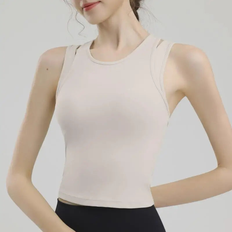 Yoga Tanktop - Gevoerd