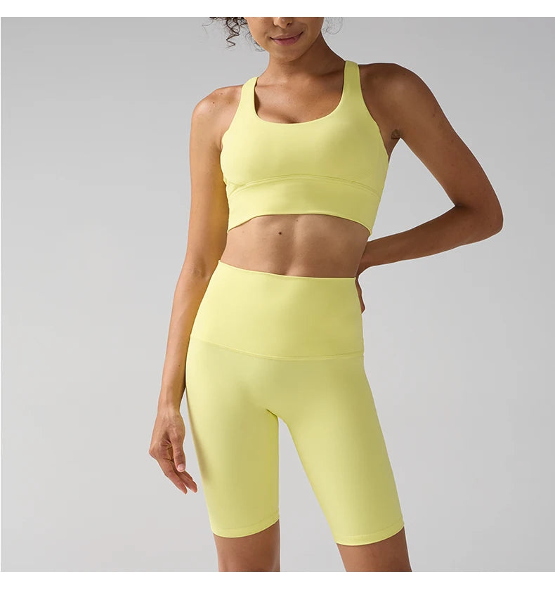 Yogaleven Shorts Set – Cross BH & Shorts Pilates