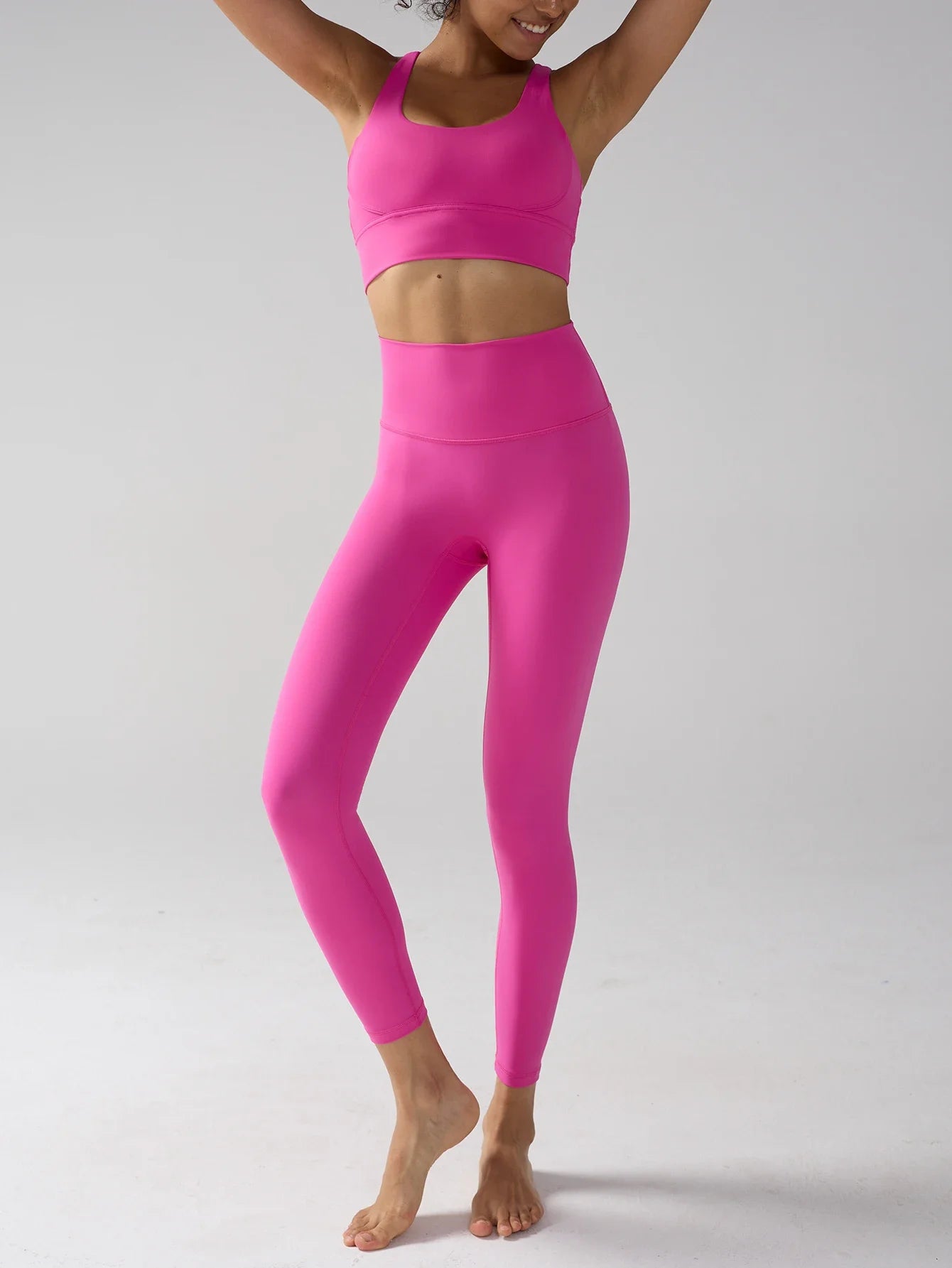 Yogaleven 2-delig Set – High Waist Legging & BH Pitaya