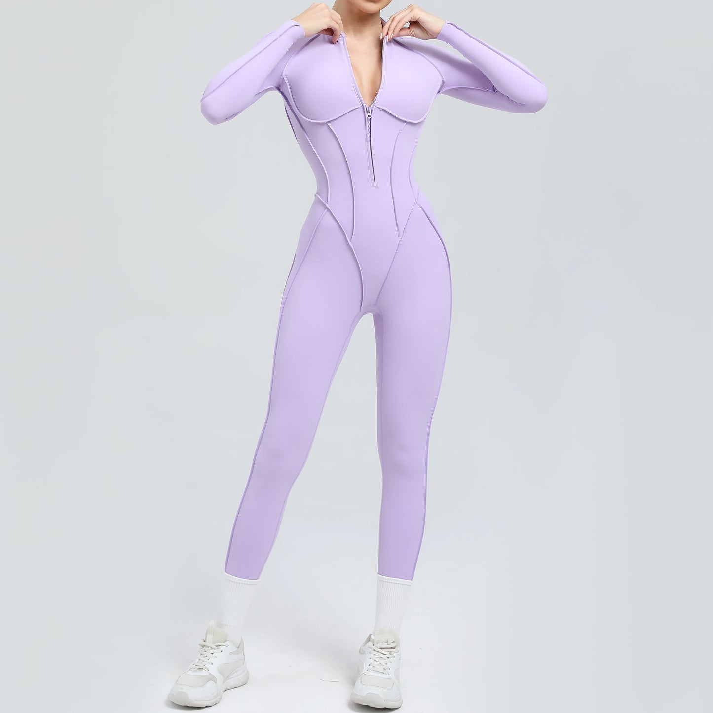 Yoga Jumpsuit Lange Mouw