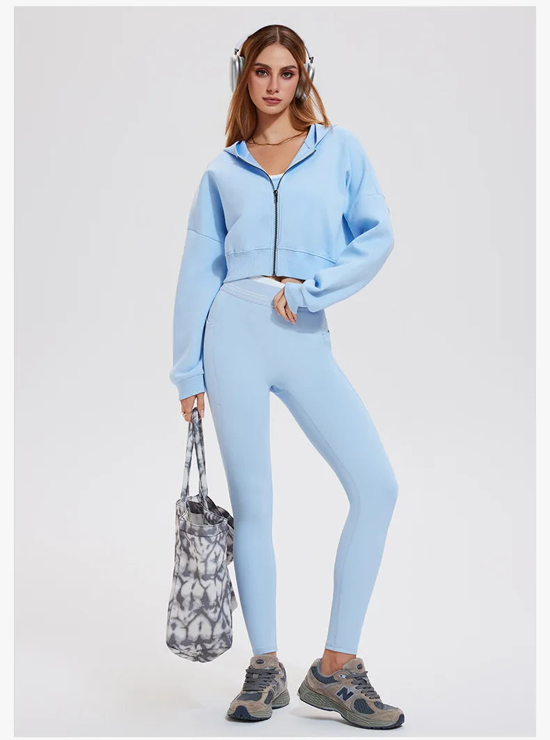 Yogaleven Zip Hoodie – Losse Herfst Jacket