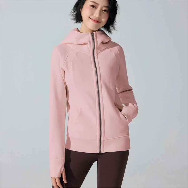 Yogaleven Fleece Hoodie – Slim Fit Winter