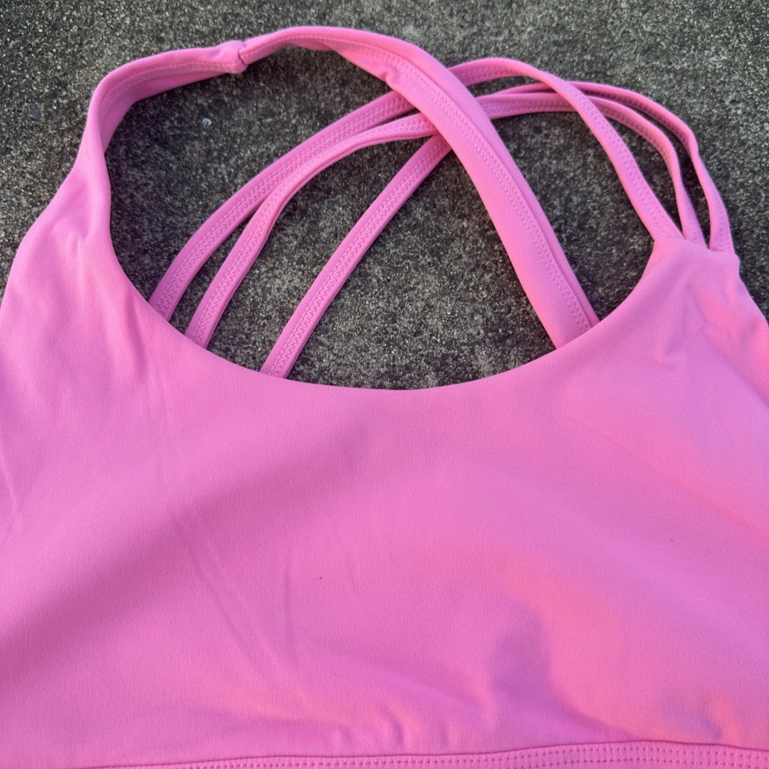 Sport BH Cross Back - Gevoerd