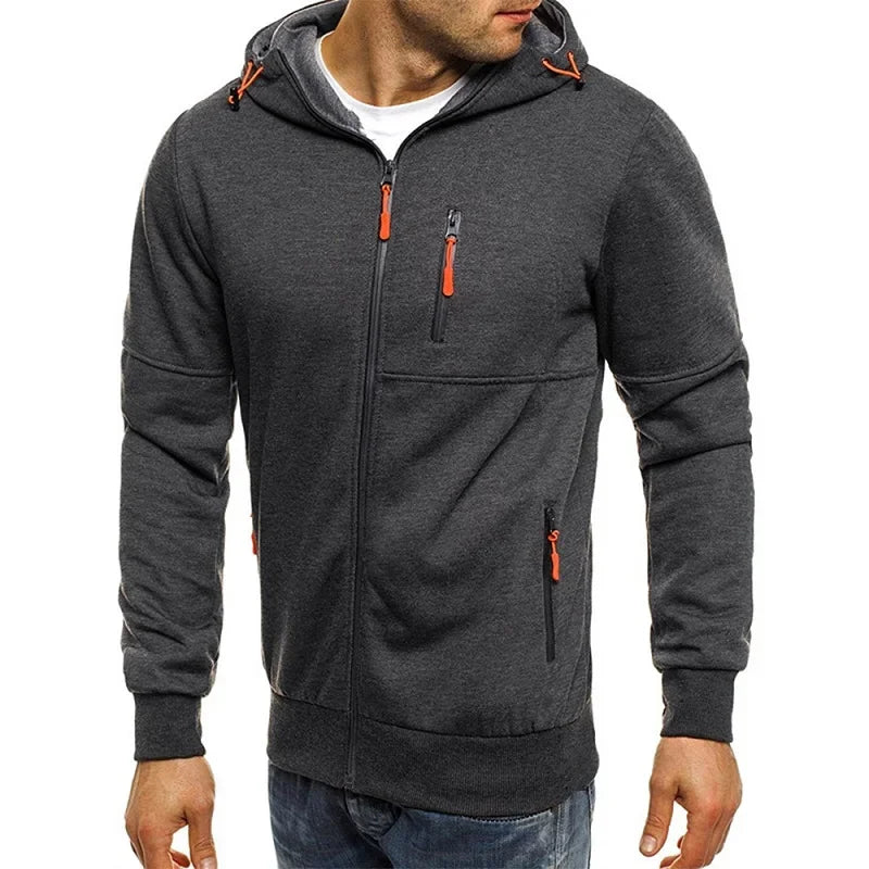 Heren Hoodie - Rits
