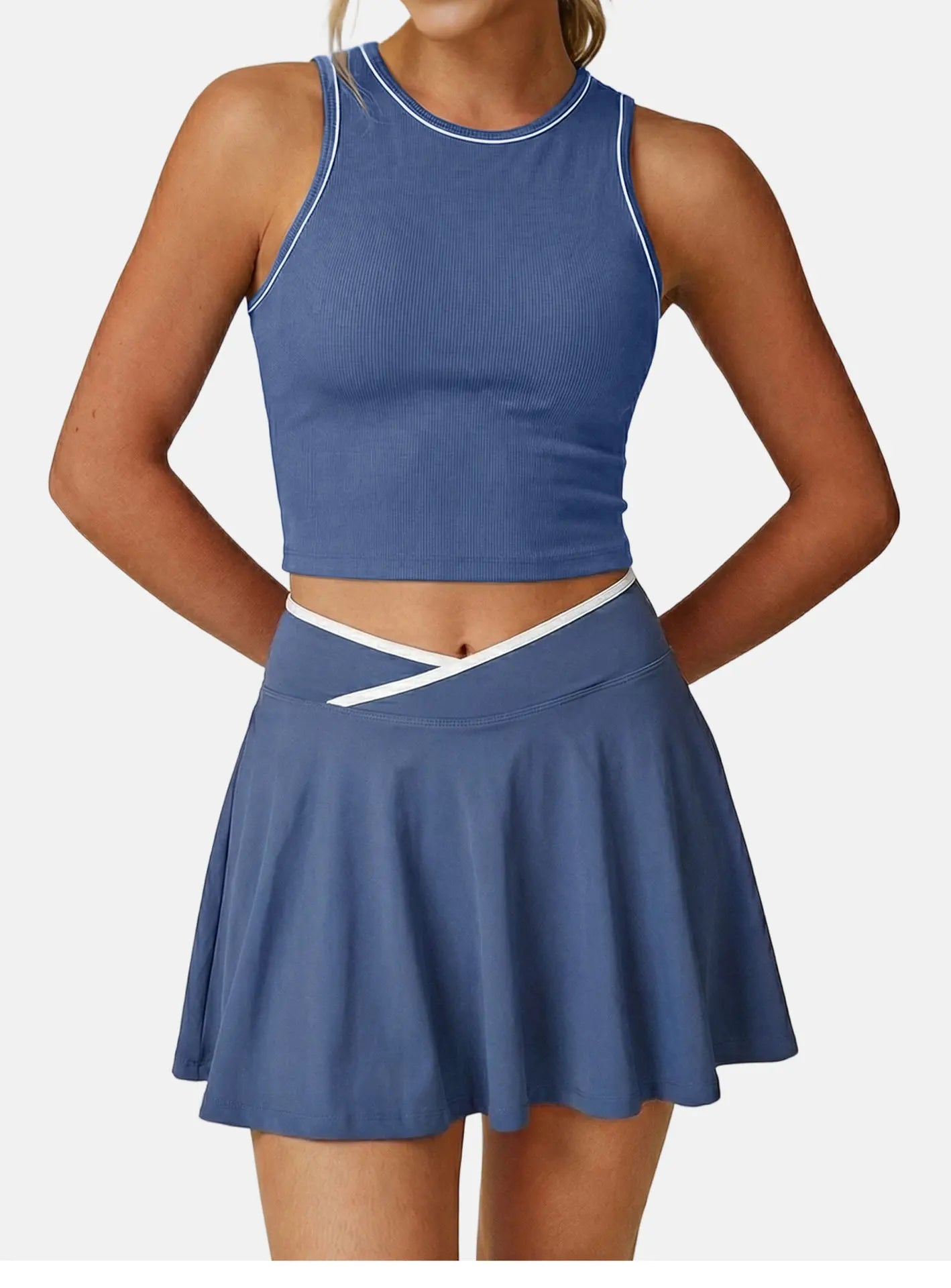 Yogaleven Crop Tank Top – Afneembare Pads