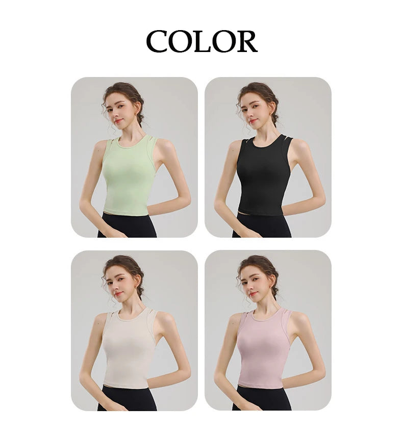 Yoga Tanktop - Gevoerd