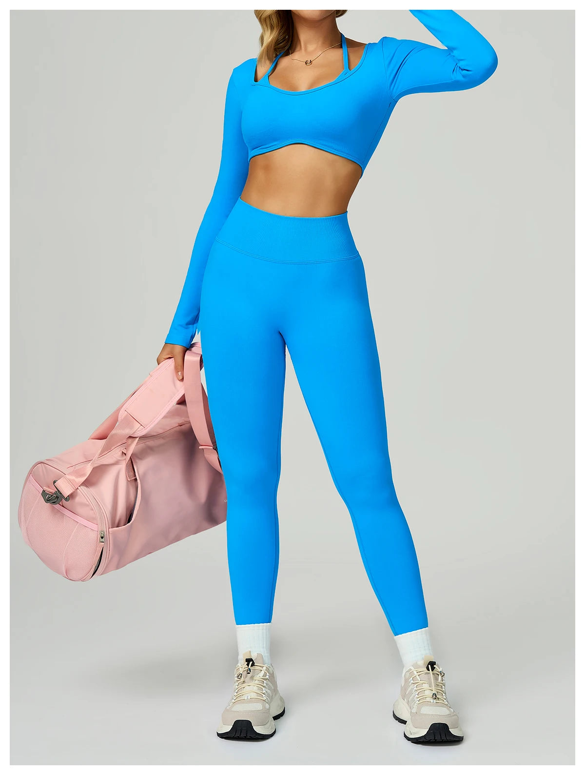 Yogaleven Flow Set – Lange Mouw Crop Top & Legging