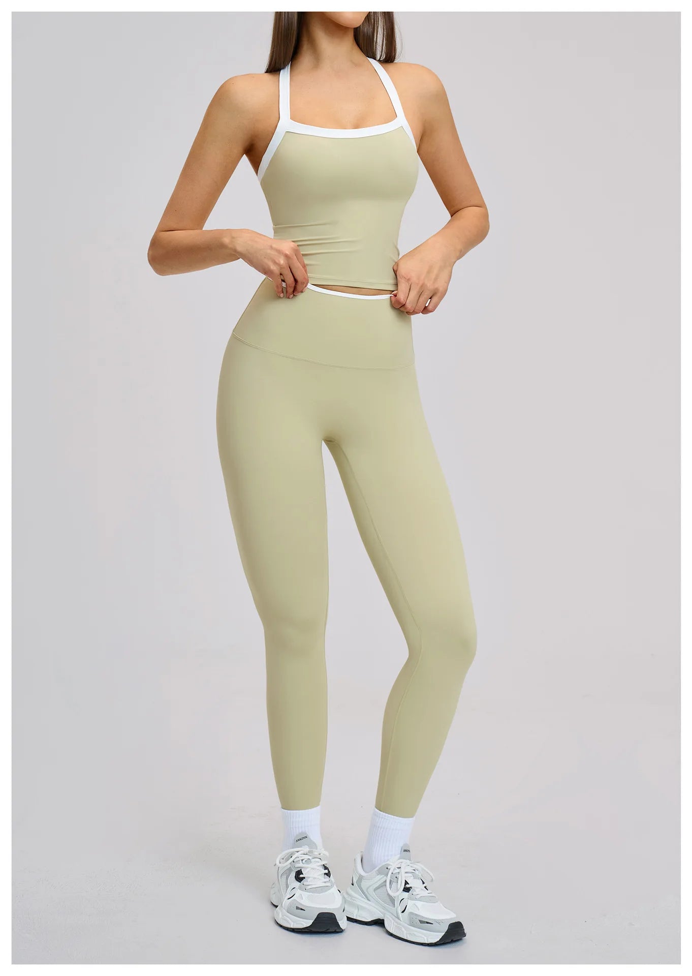 Yoga Trainingspak Dames 2-Delig - Hoge Taille