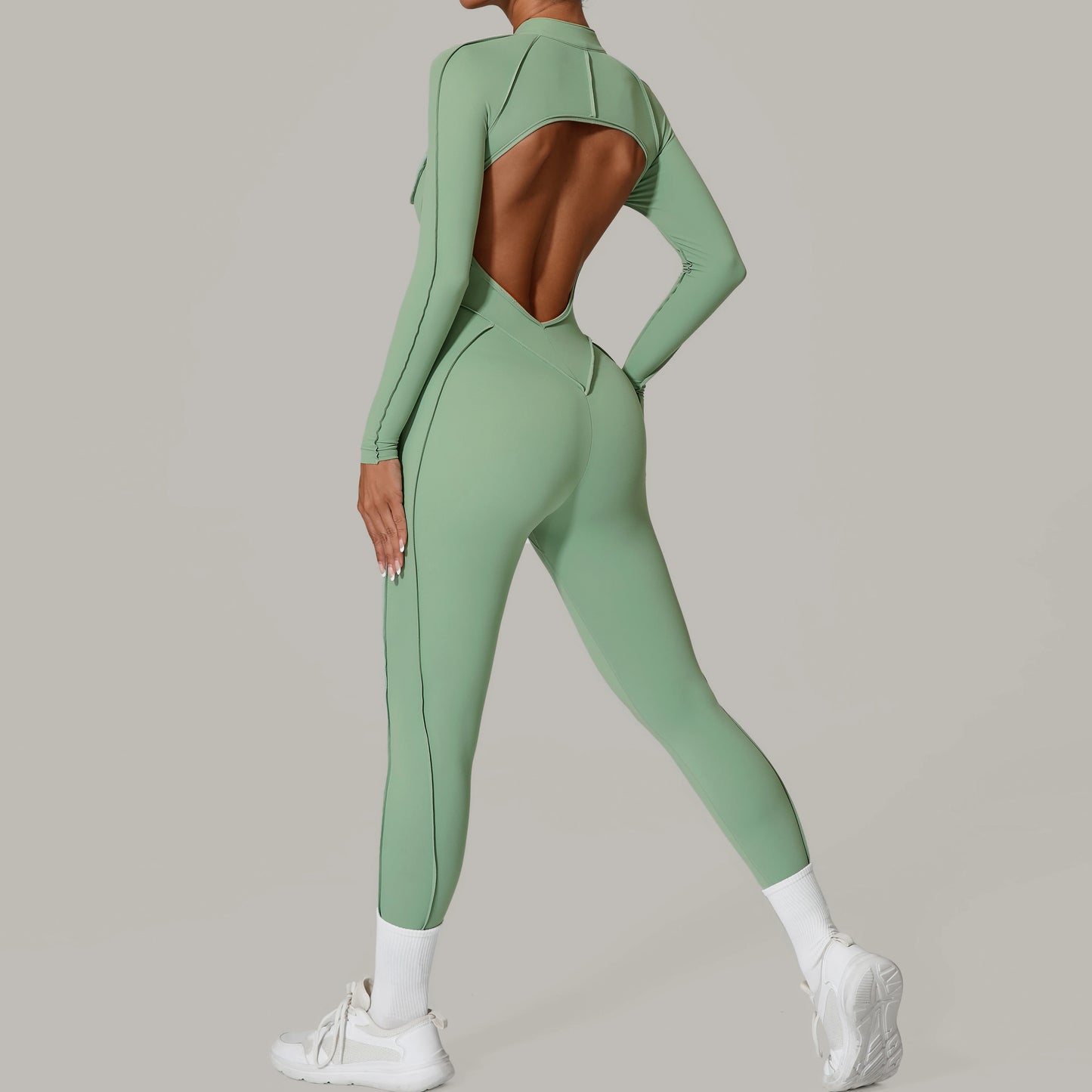Yoga Jumpsuit Lange Mouw