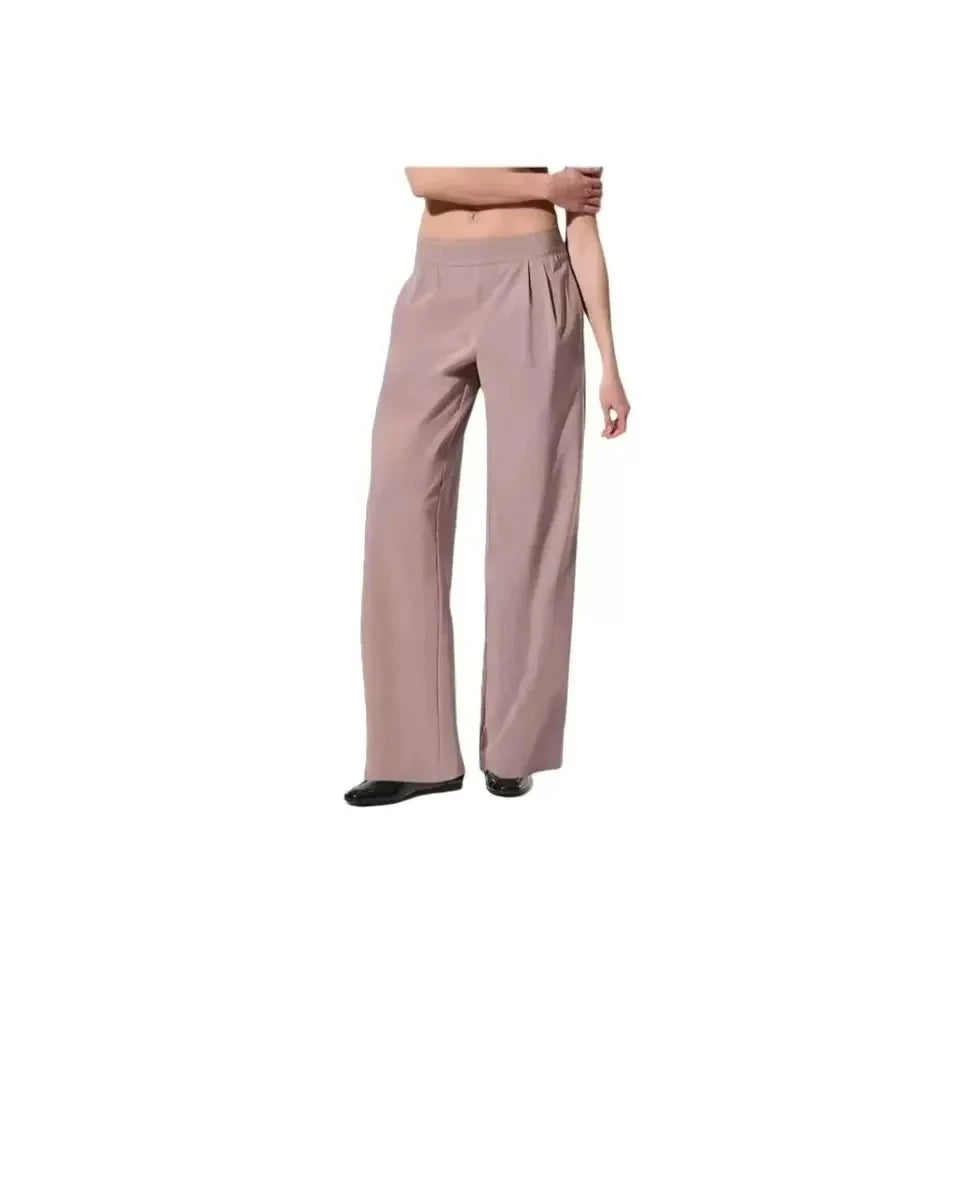 Dames High Waist Wijde Pijp Yogabroek – Losse Sportbroek voor Yoga & Fitness