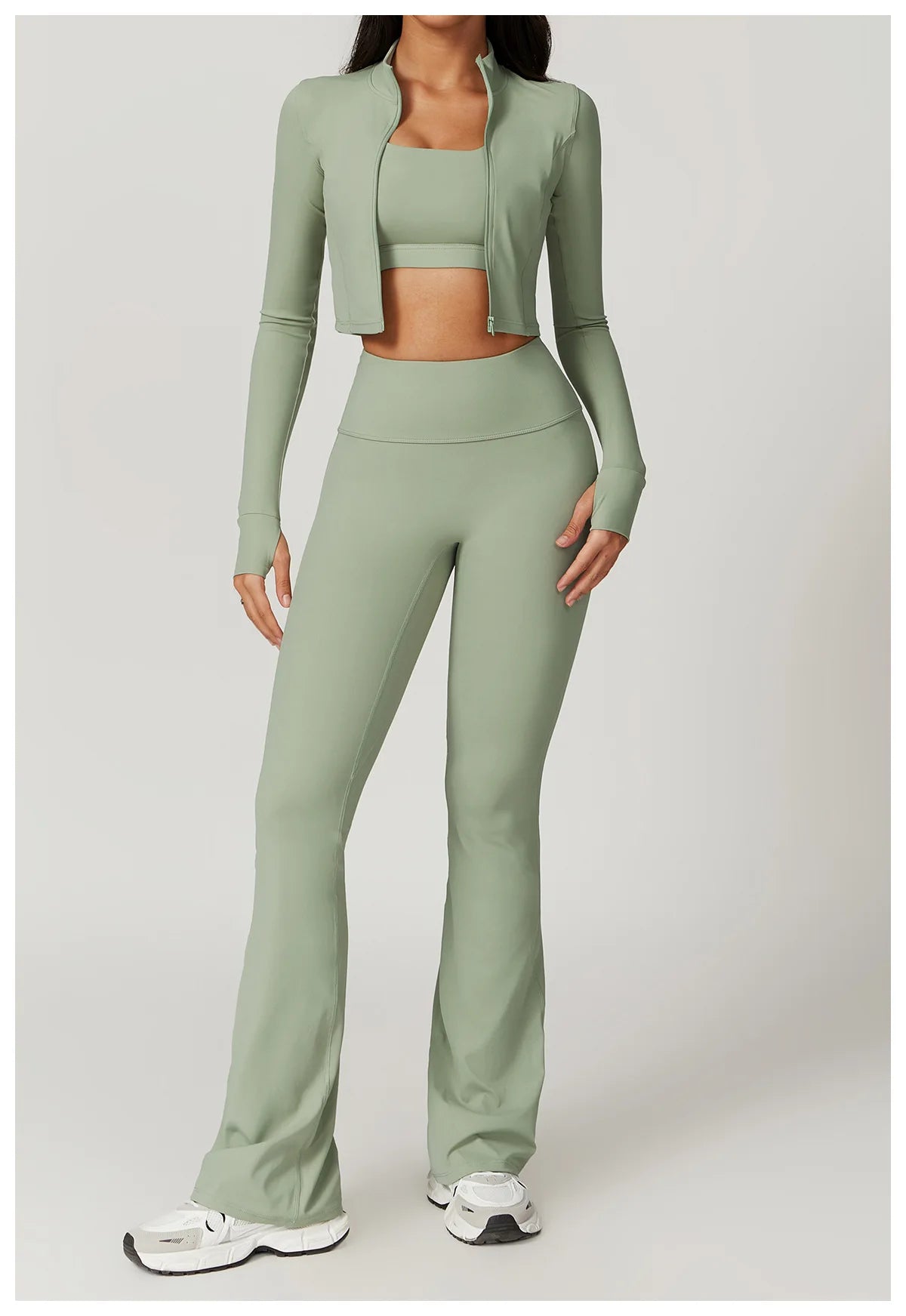 Yogaleven Slim Fit Jack – Lange Mouw Rits