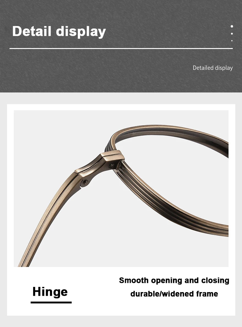 Japanse Titanium Bril – Retro Rechthoekig Montuur Unisex