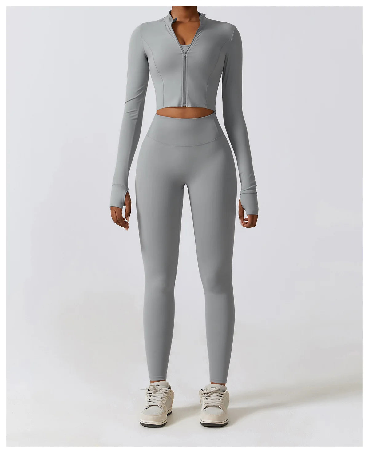 Yogaleven Slim Fit Jack – Lange Mouw Rits