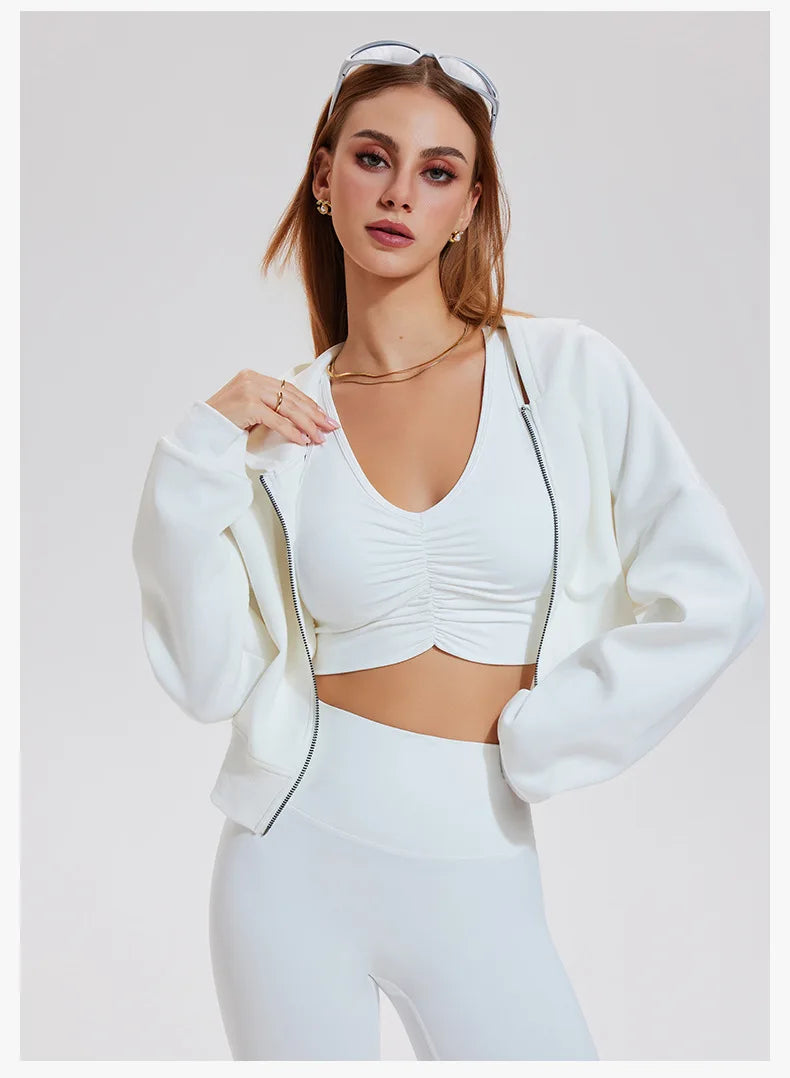 Yogaleven Zip Hoodie – Losse Herfst Jacket