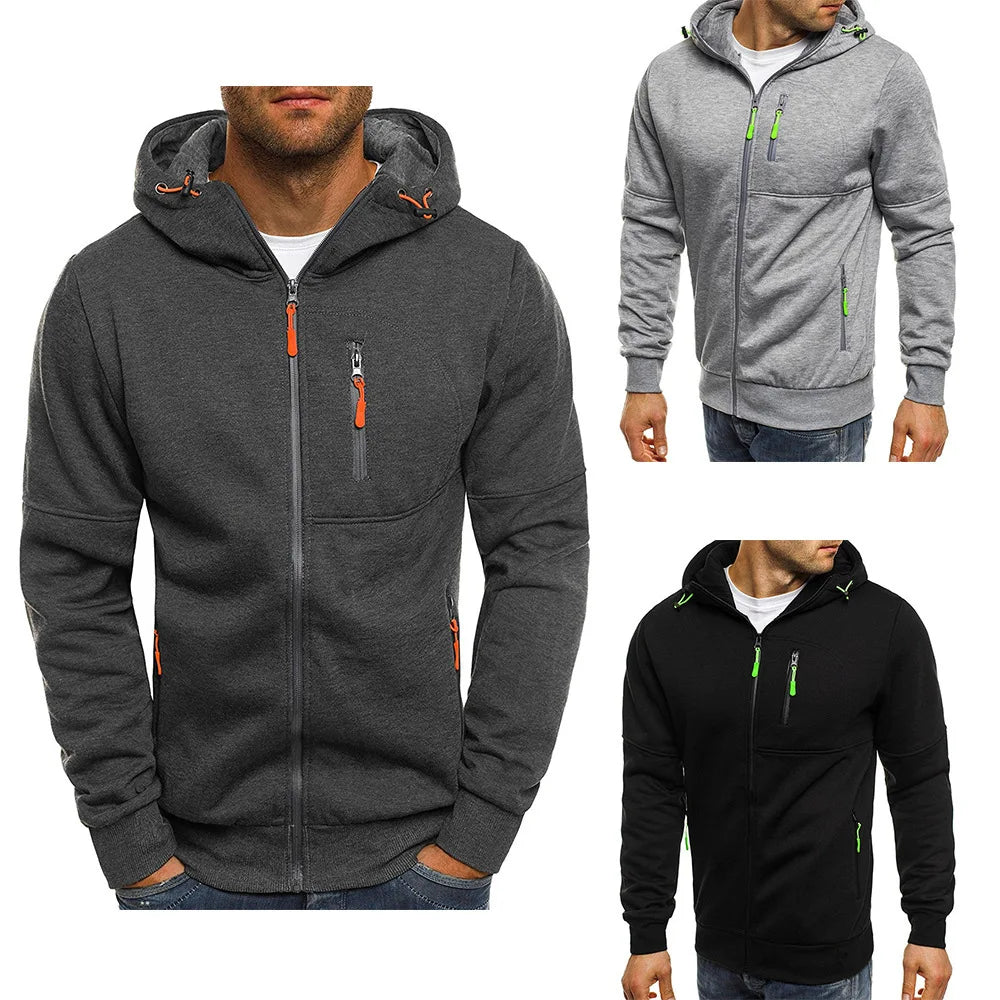 Heren Hoodie - Rits