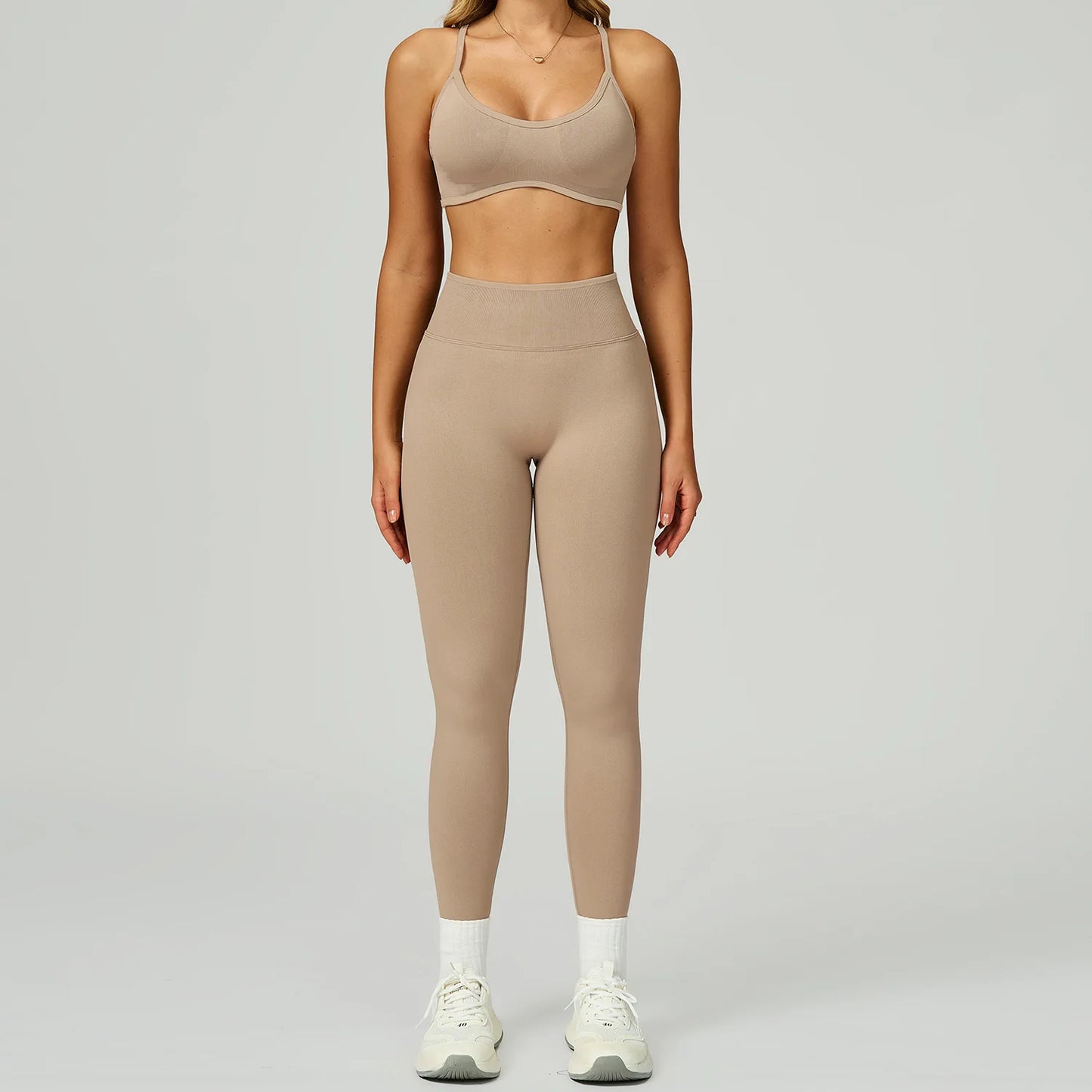 Yogaleven Flow Set – Lange Mouw Crop Top & Legging