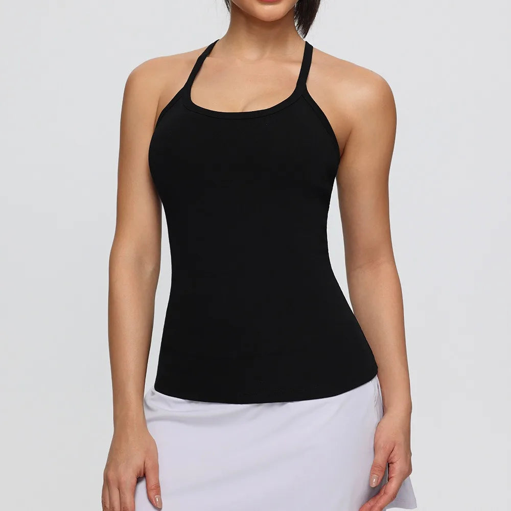 Yogaleven Sport Vest – Ingebouwde BH Mouwloos