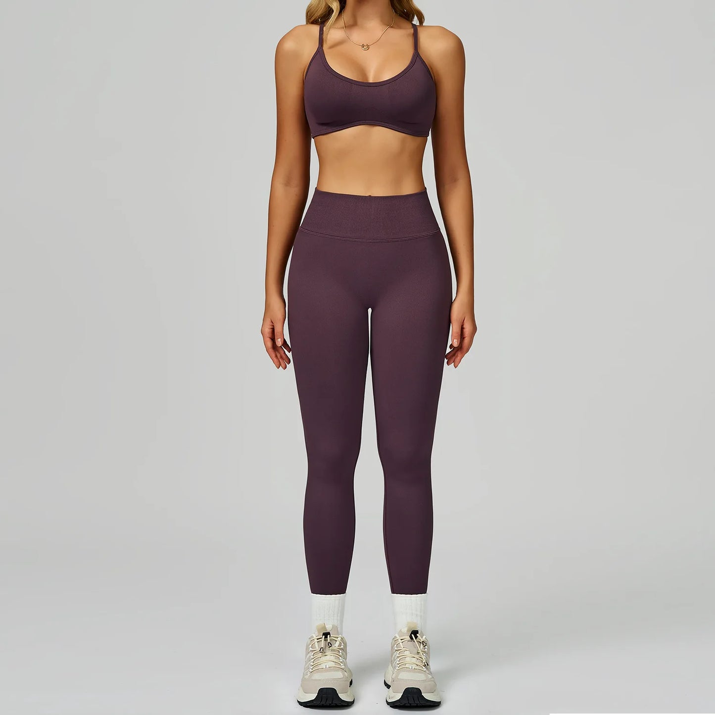 Yogaleven Flow Set – Lange Mouw Crop Top & Legging
